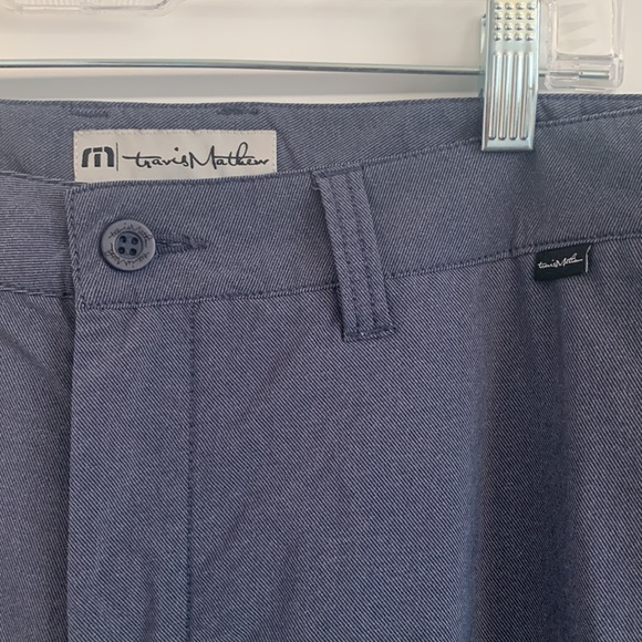 Travis Mathew blue golf pants. 34x33. Stretch fabric, lightweight. EUC - Picture 2 of 5